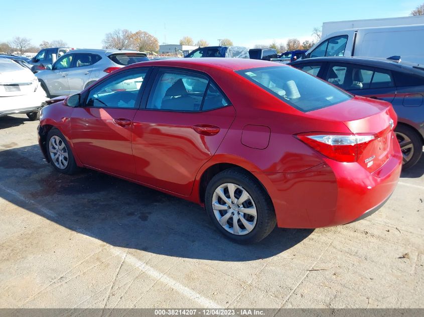 2016 TOYOTA COROLLA LE PLUS - 5YFBURHEXGP428188