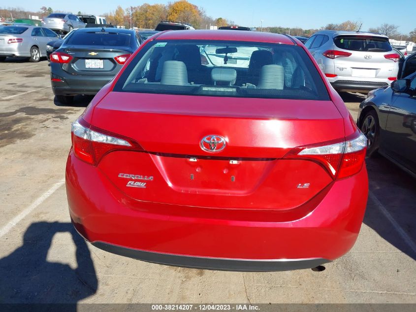 2016 TOYOTA COROLLA LE PLUS - 5YFBURHEXGP428188