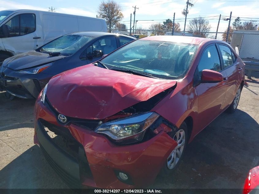 2016 TOYOTA COROLLA LE PLUS - 5YFBURHEXGP428188