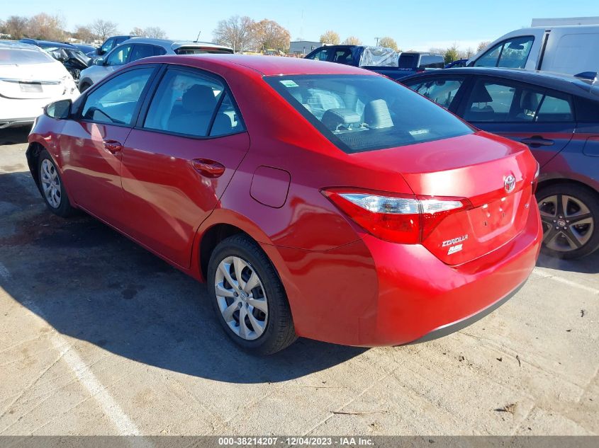 2016 TOYOTA COROLLA LE PLUS - 5YFBURHEXGP428188