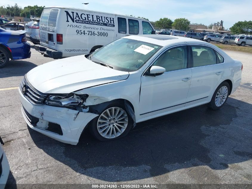 2016 VOLKSWAGEN PASSAT SE - 1VWBS7A33GC010905