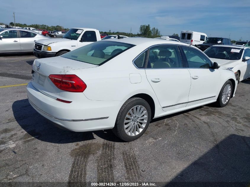 2016 VOLKSWAGEN PASSAT SE - 1VWBS7A33GC010905