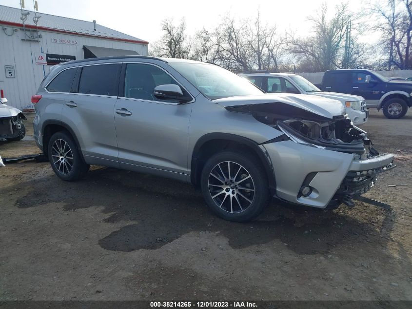 2018 TOYOTA HIGHLANDER SE/XLE - 5TDJZRFH5JS901360