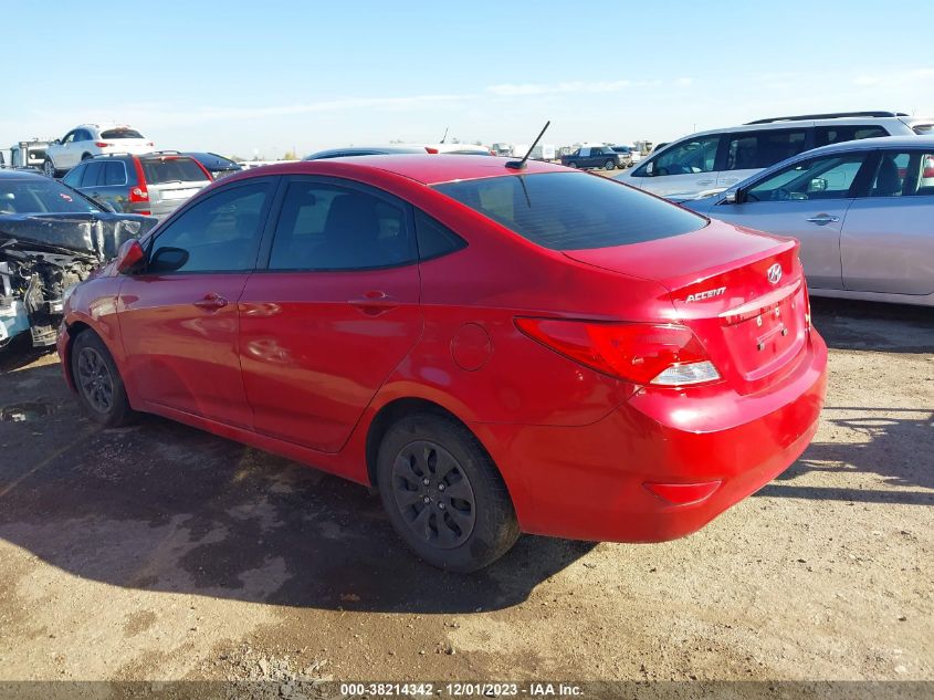 2016 HYUNDAI ACCENT SE - KMHCT4AE8GU026544