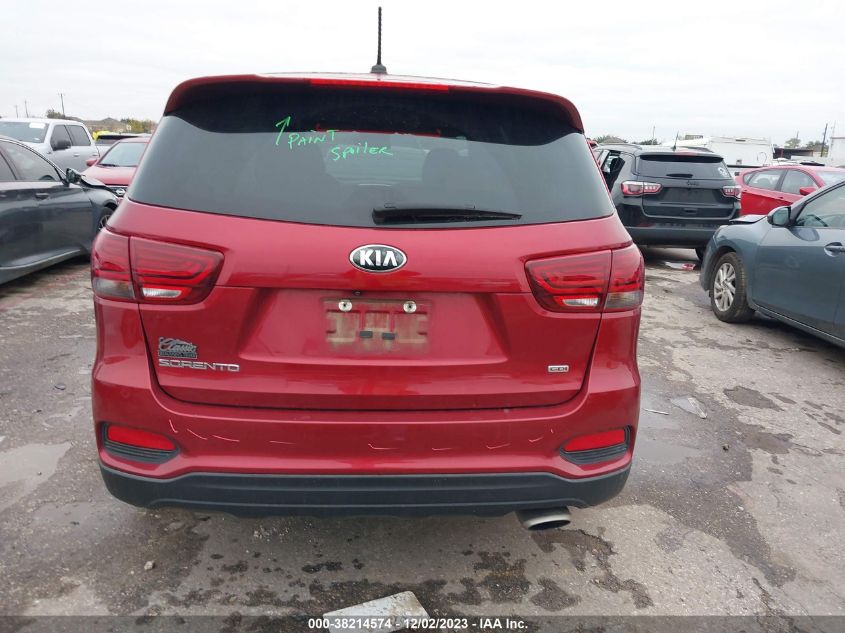 2019 KIA SORENTO L/LX - 5XYPG4A31KG561749