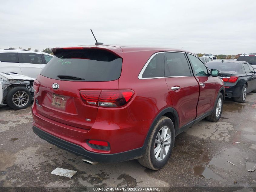 2019 KIA SORENTO L/LX - 5XYPG4A31KG561749