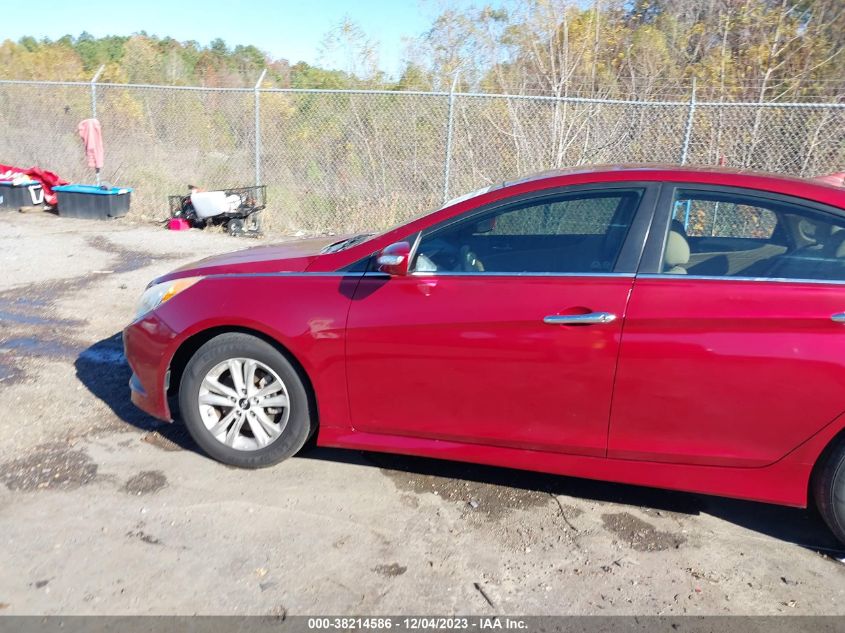 2014 HYUNDAI SONATA GLS - 5NPEB4AC5EH946511