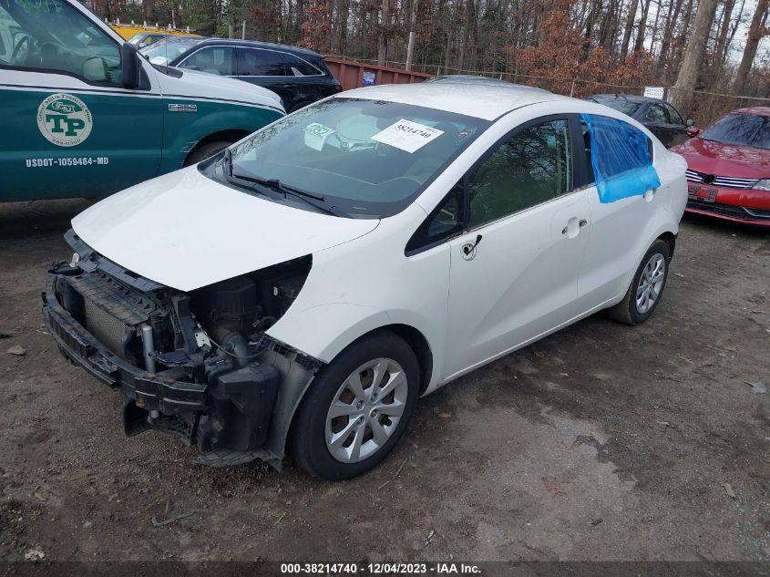 2014 KIA RIO LX KNADM4A37E6404405