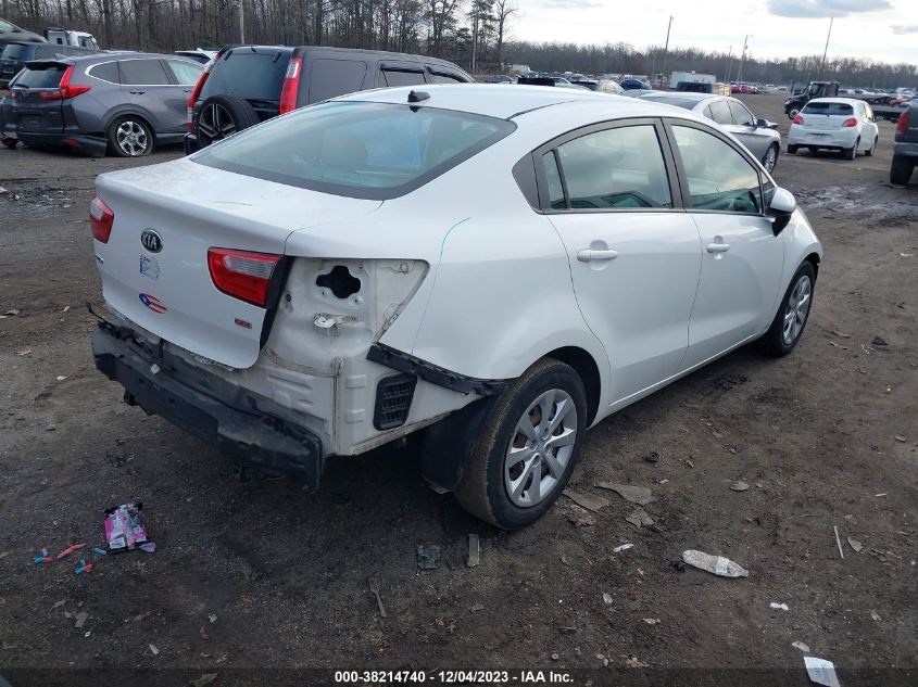 2014 KIA RIO LX KNADM4A37E6404405