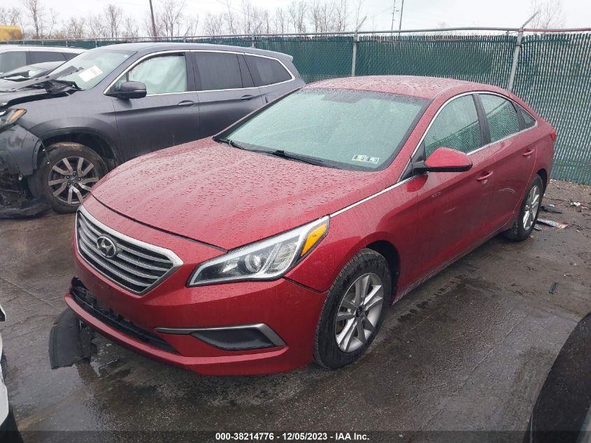 2016 HYUNDAI SONATA SE - 5NPE24AFXGH375496