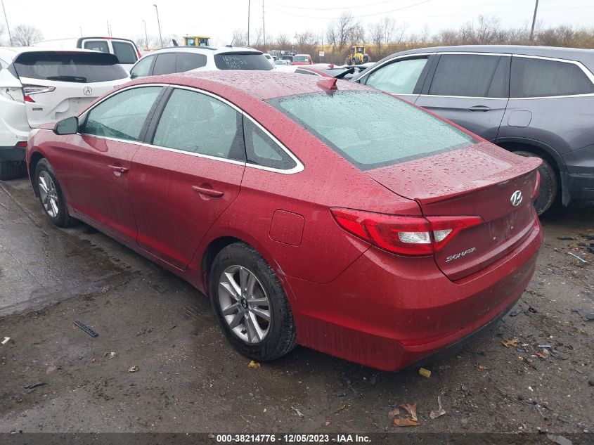 2016 HYUNDAI SONATA SE - 5NPE24AFXGH375496