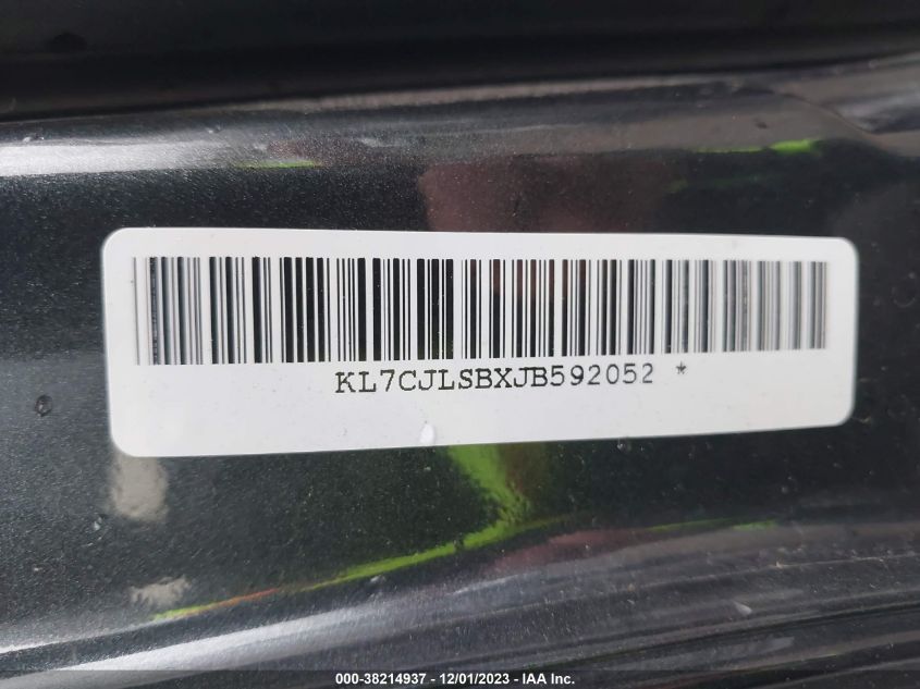 2018 CHEVROLET TRAX 1LT - KL7CJLSBXJB592052