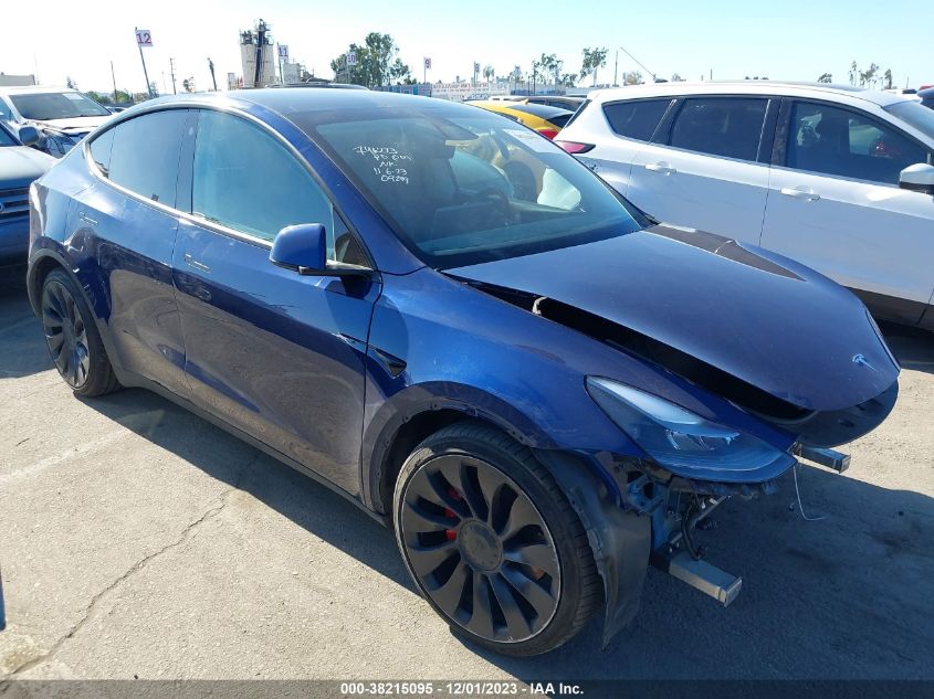 2022 TESLA MODEL Y PERFORMANCE DUAL MOTOR - 7SAYGDEF9NF406423