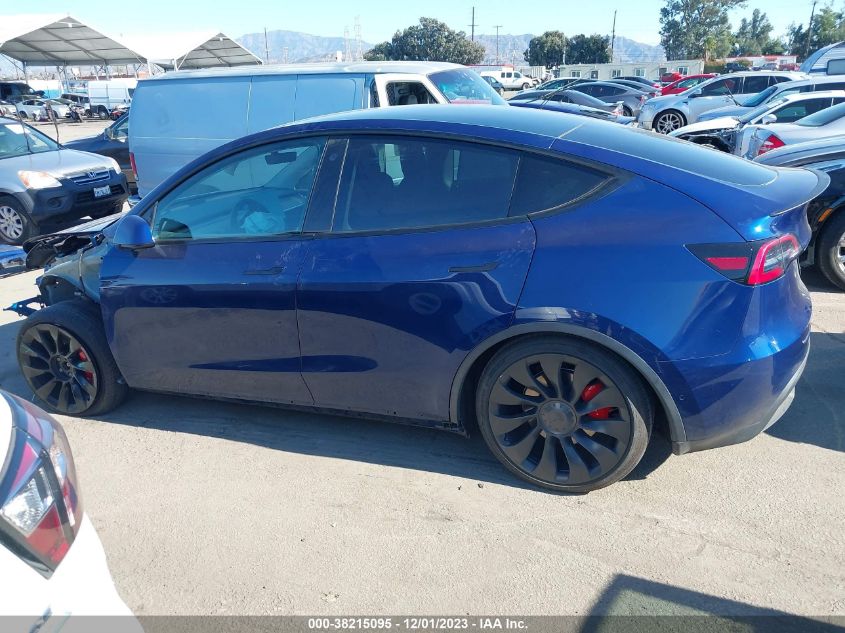 2022 TESLA MODEL Y PERFORMANCE DUAL MOTOR - 7SAYGDEF9NF406423