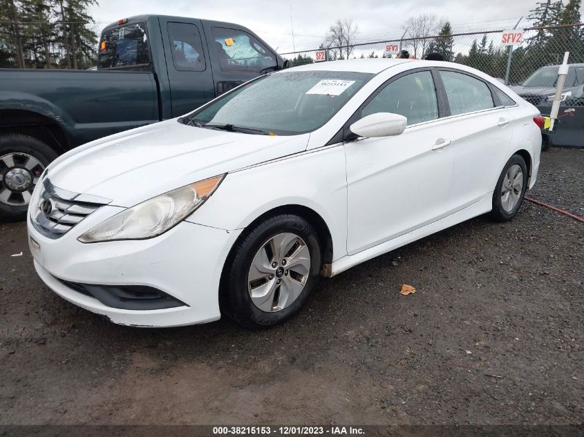 2014 HYUNDAI SONATA GLS - 5NPEB4AC2EH827119