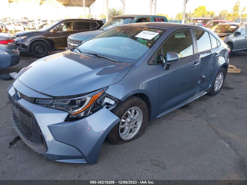 2022 TOYOTA COROLLA LE - JTDEAMDE7N3002009