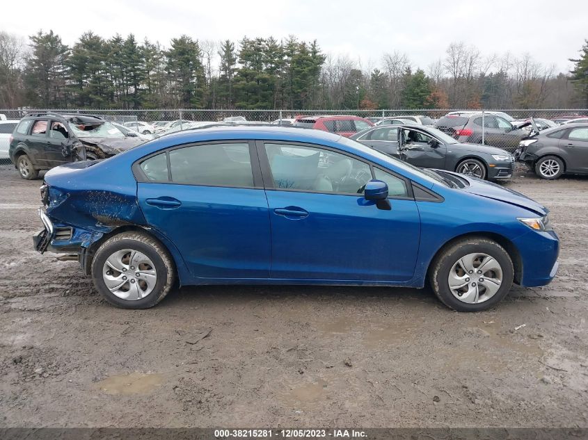 2015 HONDA CIVIC LX - 19XFB2F58FE234339