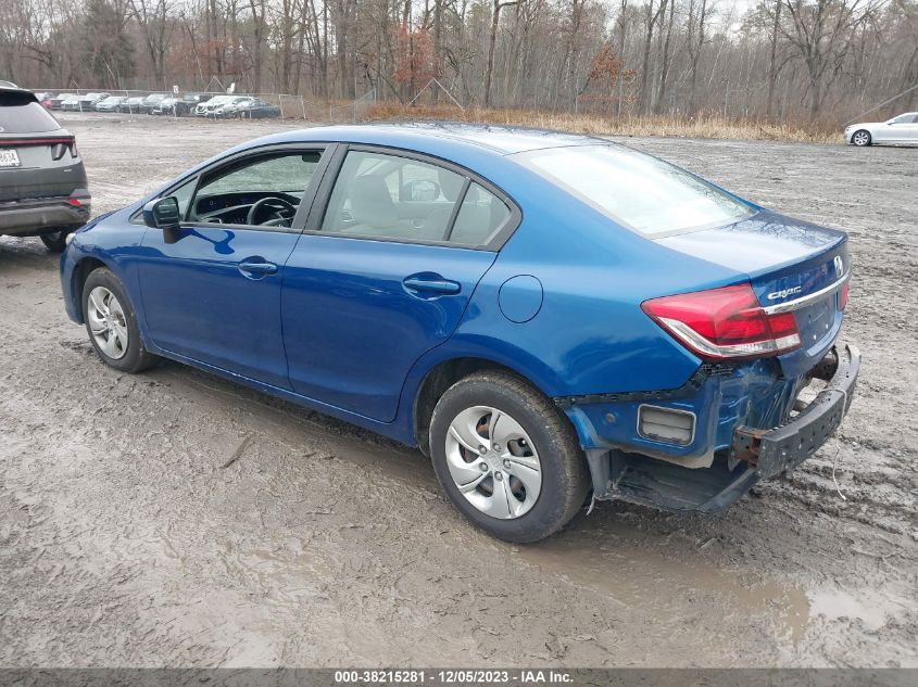 2015 HONDA CIVIC LX - 19XFB2F58FE234339