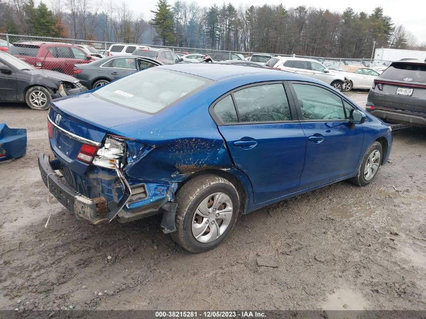 2015 HONDA CIVIC LX - 19XFB2F58FE234339