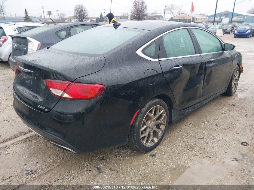 2015 CHRYSLER 200 C - 1C3CCCCG1FN726643