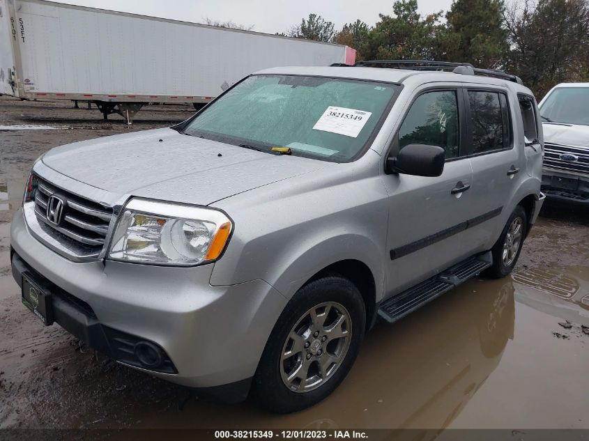 2014 HONDA PILOT LX - 5FNYF4H25EB014001