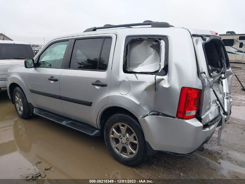 2014 HONDA PILOT LX - 5FNYF4H25EB014001