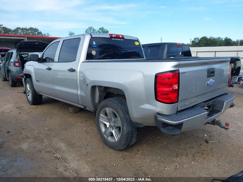 2018 CHEVROLET SILVERADO 1500 SILVERADO CUSTOM - 3GCPCPECXJG341856