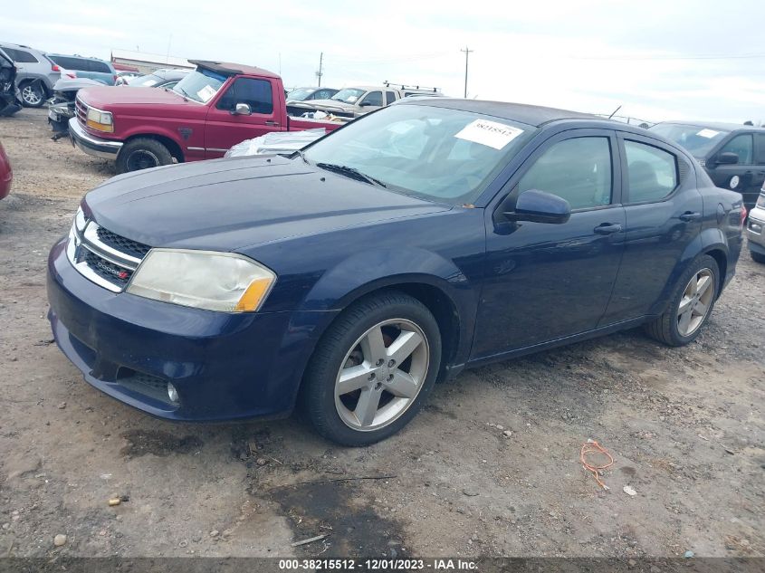 2013 DODGE AVENGER SXT - 1C3CDZCB3DN757295