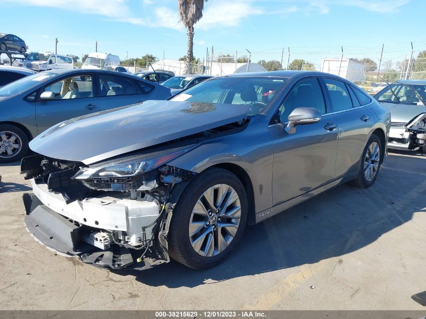 2022 TOYOTA MIRAI XLE JTDAAAAA1NA006504