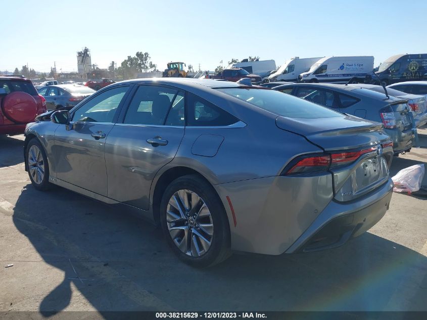 2022 TOYOTA MIRAI XLE JTDAAAAA1NA006504