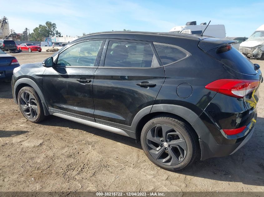 2017 HYUNDAI TUCSON LIMITED/SPORT AND ECO/SE - KM8J33A2XHU354685