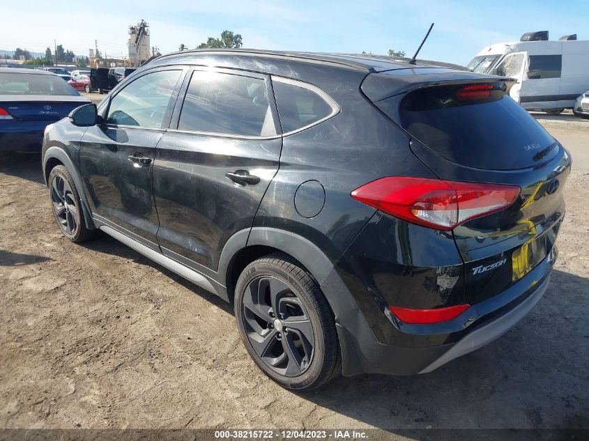 2017 HYUNDAI TUCSON LIMITED/SPORT AND ECO/SE - KM8J33A2XHU354685