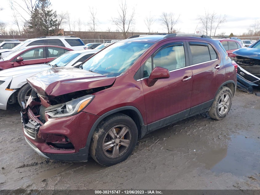 VIN 3GNCJLSB8HL233107 2017 CHEVROLET TRAX 1LT