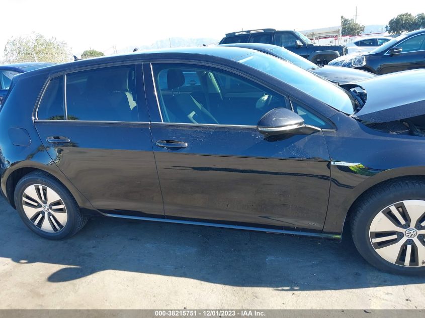 2016 VOLKSWAGEN E-GOLF SE - WVWKP7AU9GW915211