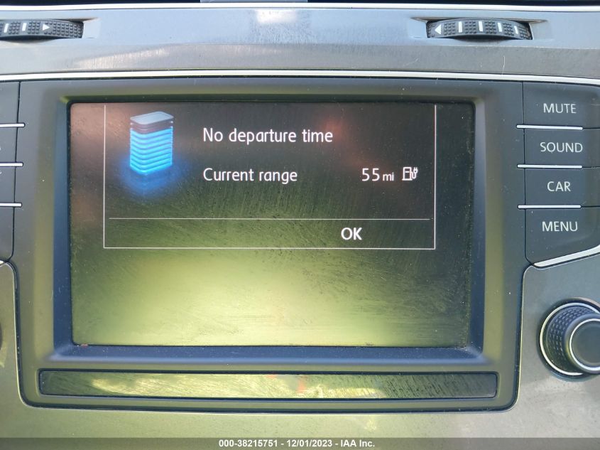 2016 VOLKSWAGEN E-GOLF SE - WVWKP7AU9GW915211