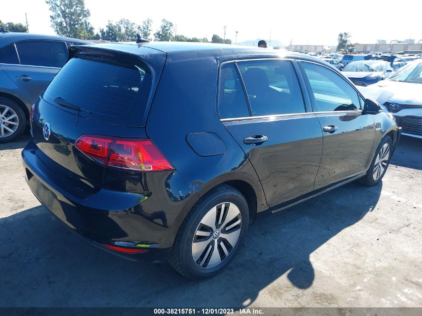 2016 VOLKSWAGEN E-GOLF SE - WVWKP7AU9GW915211