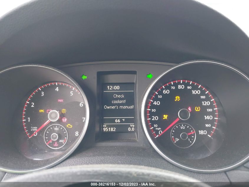 2013 VOLKSWAGEN GTI - WVWGV7AJ5DW127894