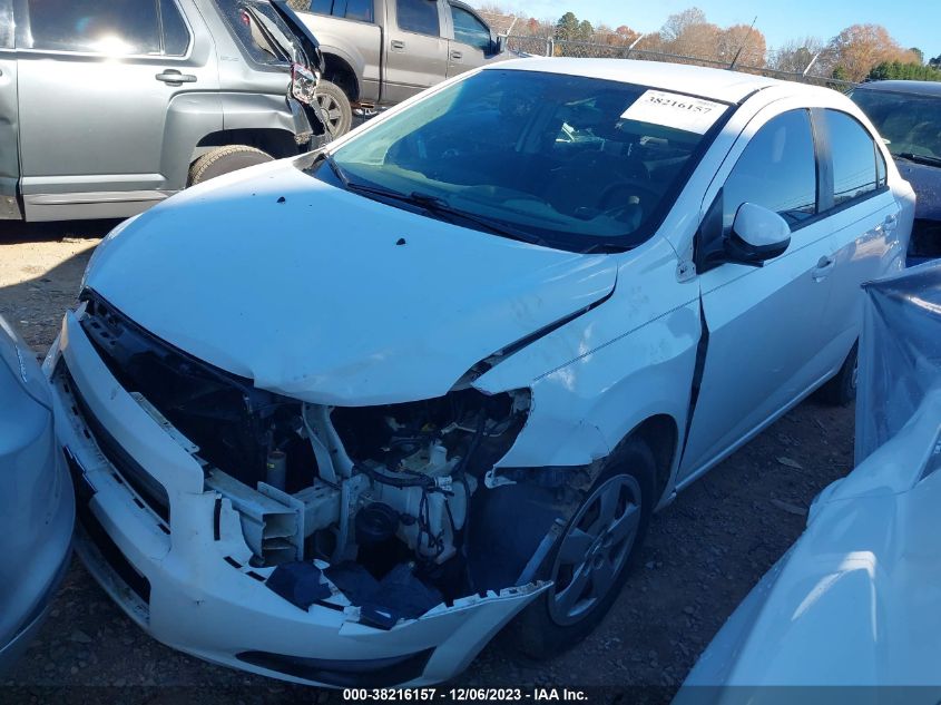 2013 CHEVROLET SONIC LS MANUAL - 1G1JB5SH3D4240665