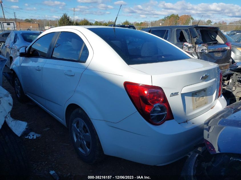 2013 CHEVROLET SONIC LS MANUAL - 1G1JB5SH3D4240665