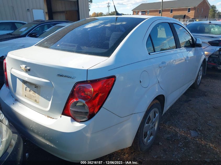 2013 CHEVROLET SONIC LS MANUAL - 1G1JB5SH3D4240665