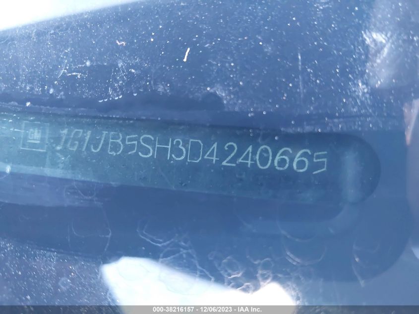 2013 CHEVROLET SONIC LS MANUAL - 1G1JB5SH3D4240665