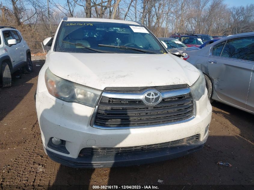 2015 TOYOTA HIGHLANDER XLE - 5TDJKRFH2FS110294