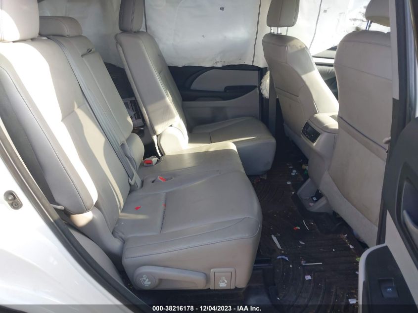 2015 TOYOTA HIGHLANDER XLE - 5TDJKRFH2FS110294