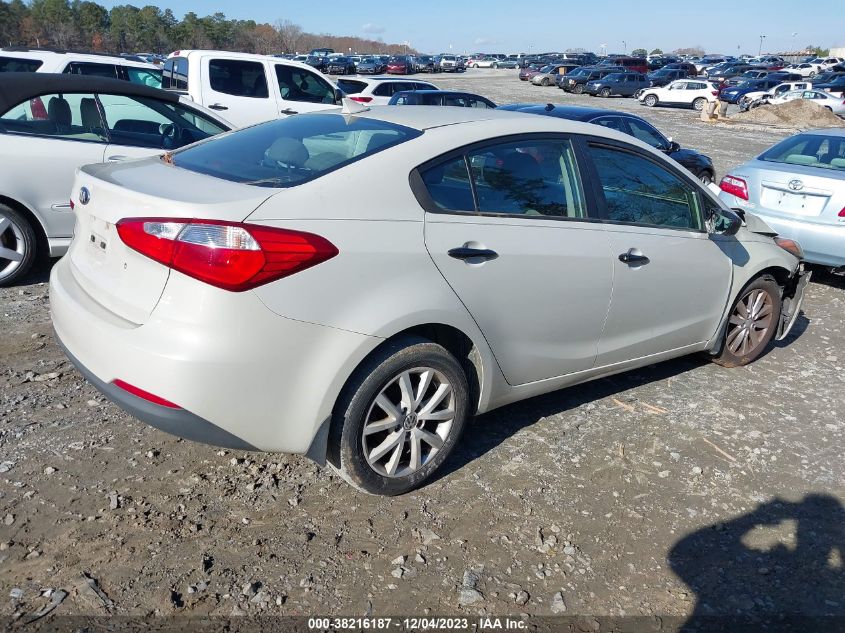 2014 KIA FORTE LX - KNAFK4A68E5189230