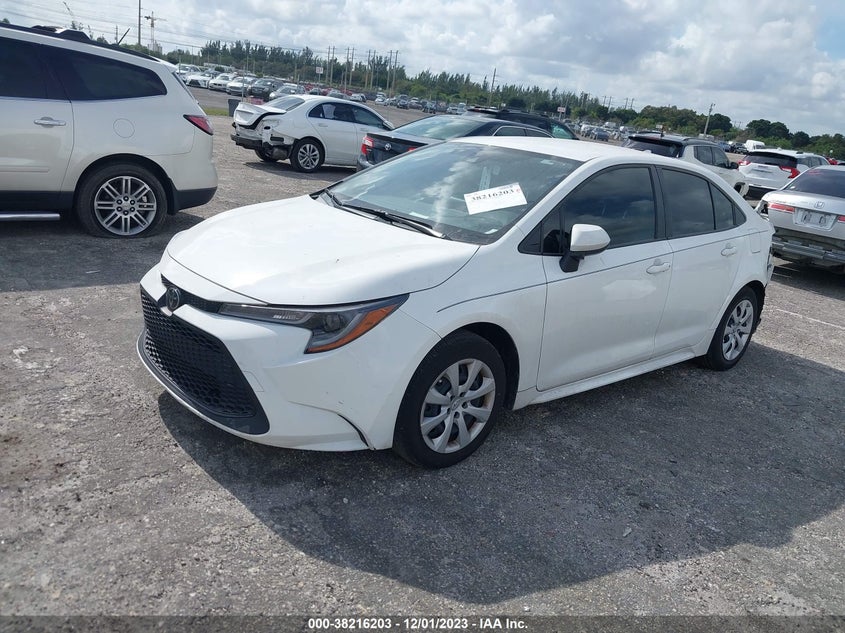 VIN JTDEPMAE5N3007289 2022 TOYOTA COROLLA LE