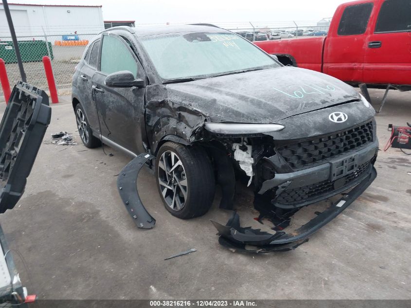 2022 HYUNDAI KONA LIMITED - KM8K5CA35NU811387