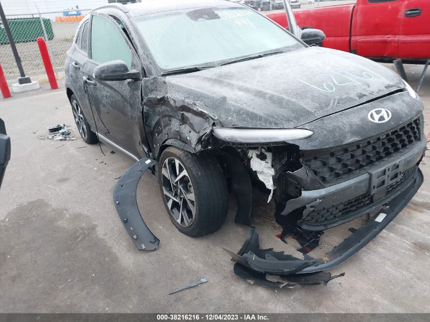2022 HYUNDAI KONA LIMITED - KM8K5CA35NU811387