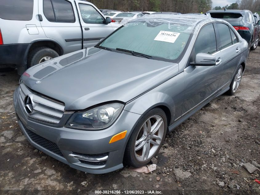2013 MERCEDES-BENZ C 300 LUXURY 4MATIC - WDDGF8AB6DR251799