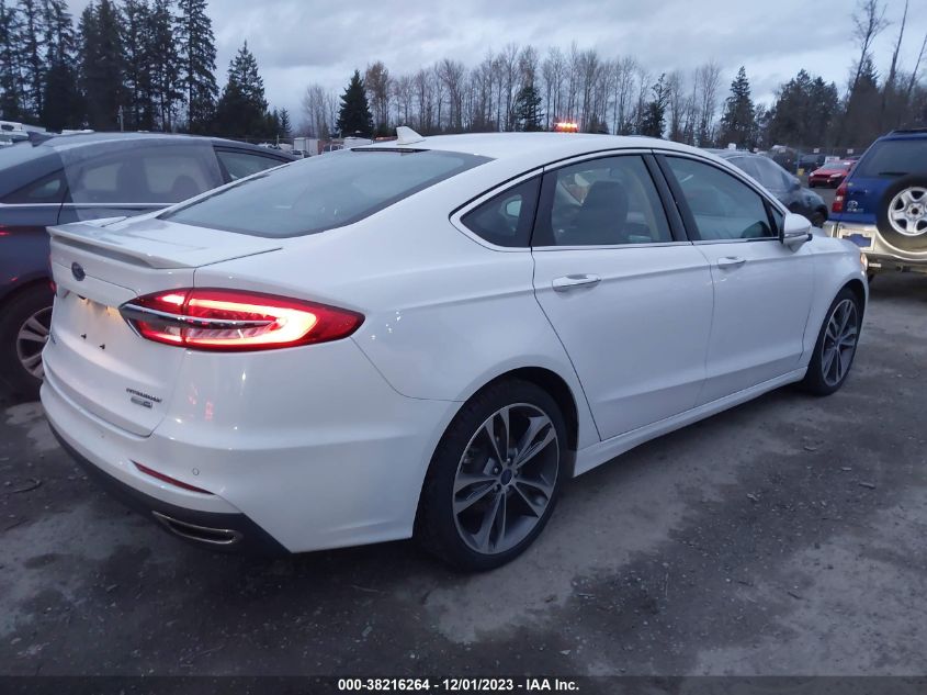 2020 FORD FUSION TITANIUM - 3FA6P0D99LR176134