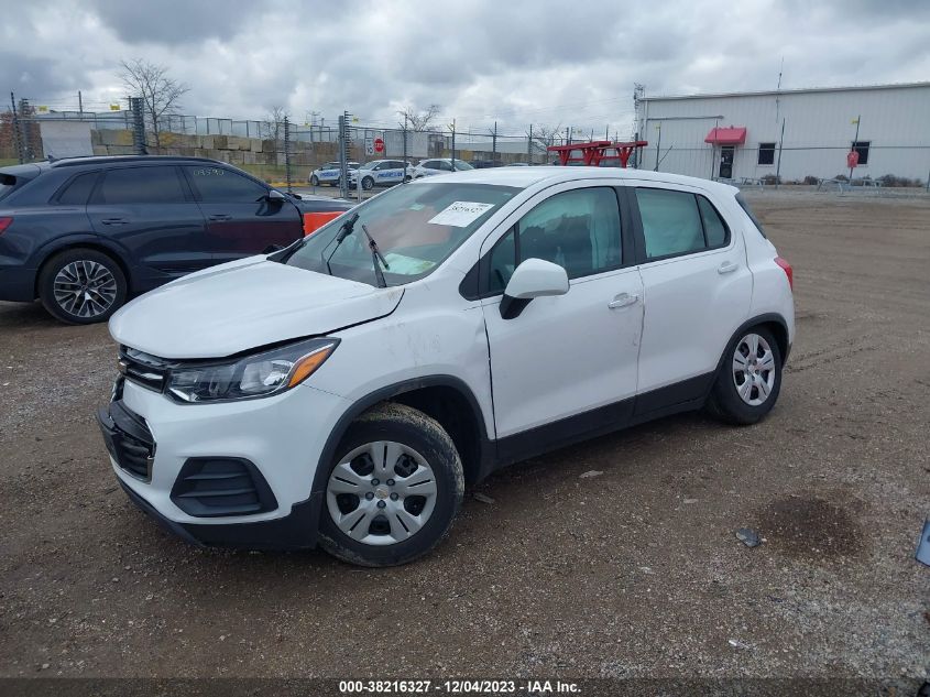 2018 CHEVROLET TRAX LS - 3GNCJKSB4JL411269